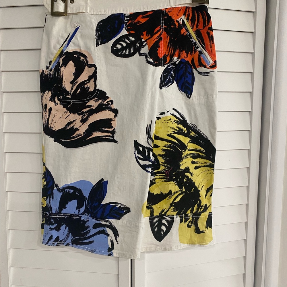 Anthropologie Maeve Women's Midi Butterfly Skirt Size 6 - Picture 3 of 6